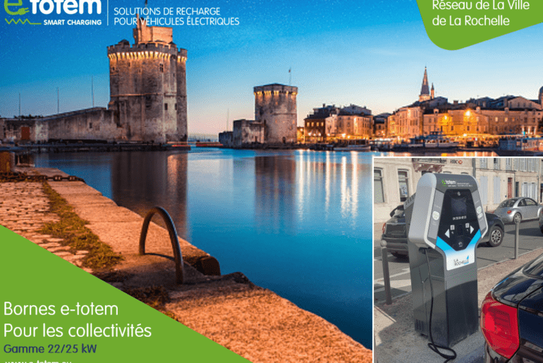 La Rochelle, des bornes de recharge e-totem