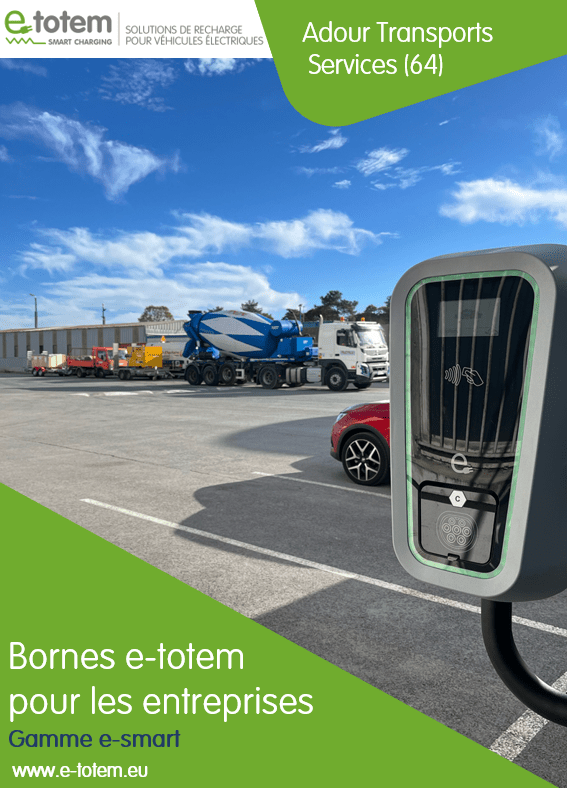 Adour Transports Services opte pour la recharge avec nos bornes e-smart