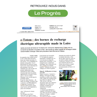 e-totem dans le progrès e-totem dans le progrès